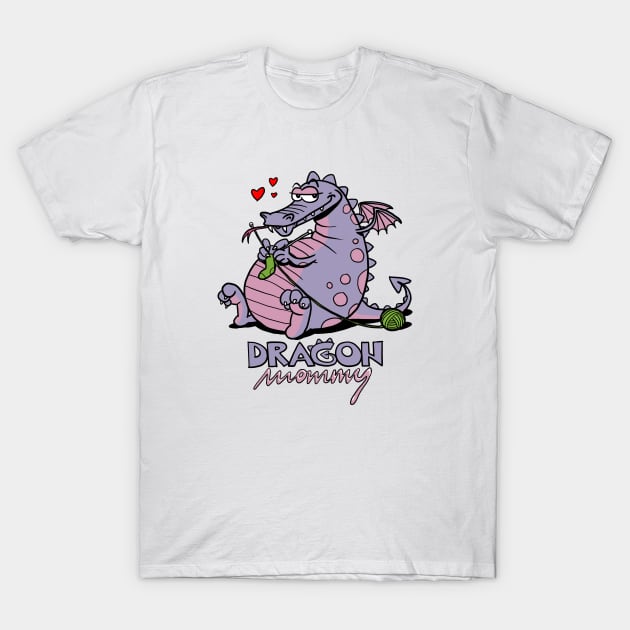Dragon Mommy T-Shirt by Tanja Kosta